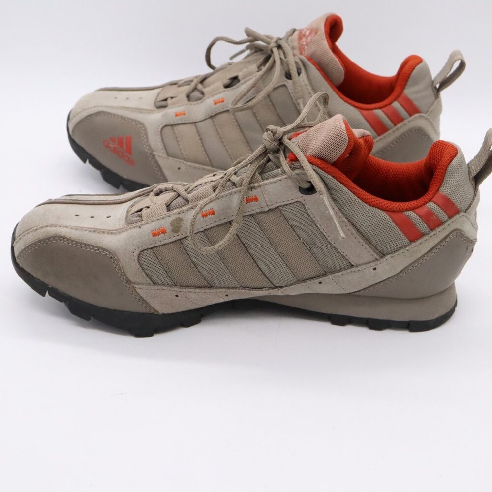 Adidas Cycling Bicycle Biking Shoes Mens Size 7 US (Size 40 EU) - Grey/Orange - Picture 7 of 16